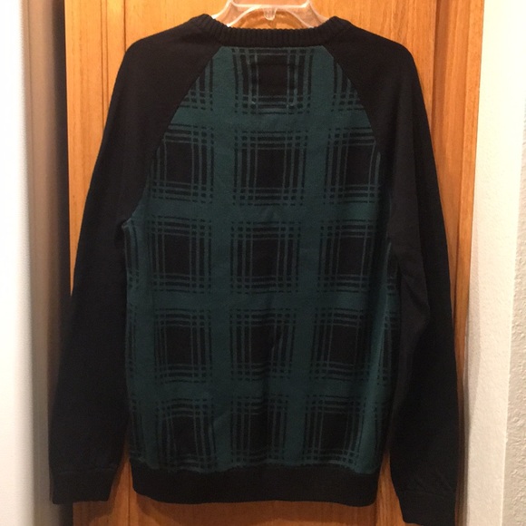 🔥3 for $15 Men’s Green & Black Pullover Sweater M - Picture 7 of 8